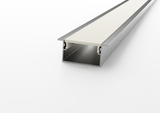 Profilo in alluminio da incasso per LED. Barra 2.5 m