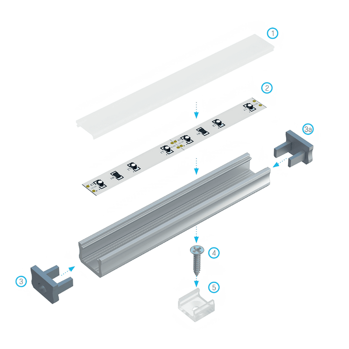 profilo led xero passo 1