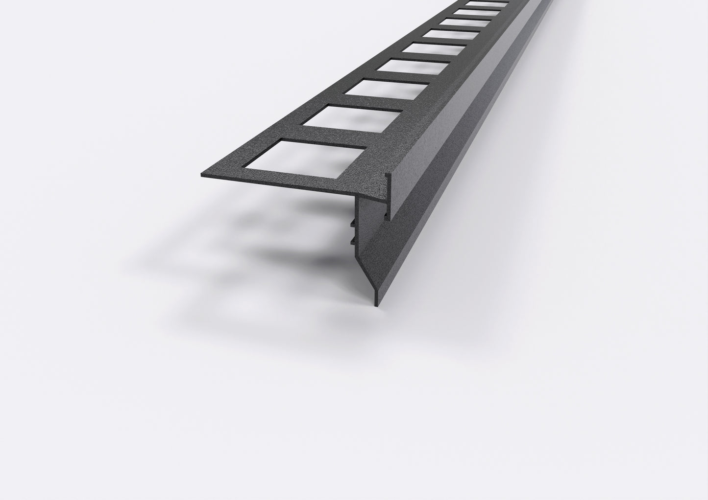 
                  
                    Aluminium draining dip profiles for balconies and terraces "TOP". Length 2.7m
                  
                