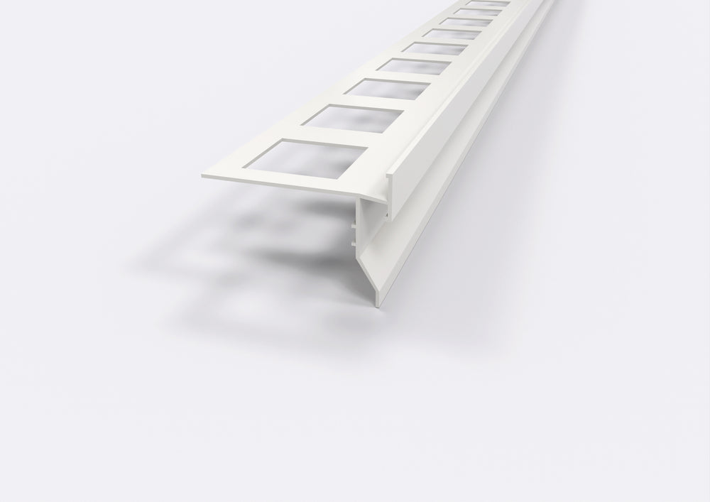 
                  
                    Profilo Gocciolatoio per Balconi e Terrazze in PVC Plastic Material "TOP". Lunghezza 2.6 m
                  
                