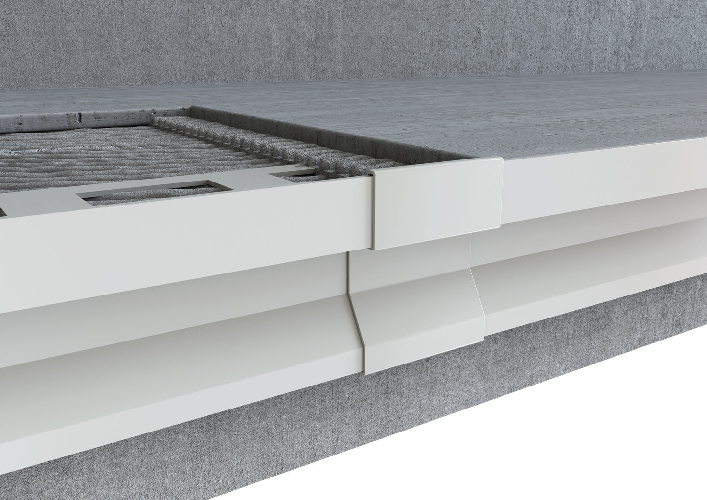 
                  
                    Aluminium draining dip profiles for balconies and terraces "TOP". Length 2.7m
                  
                