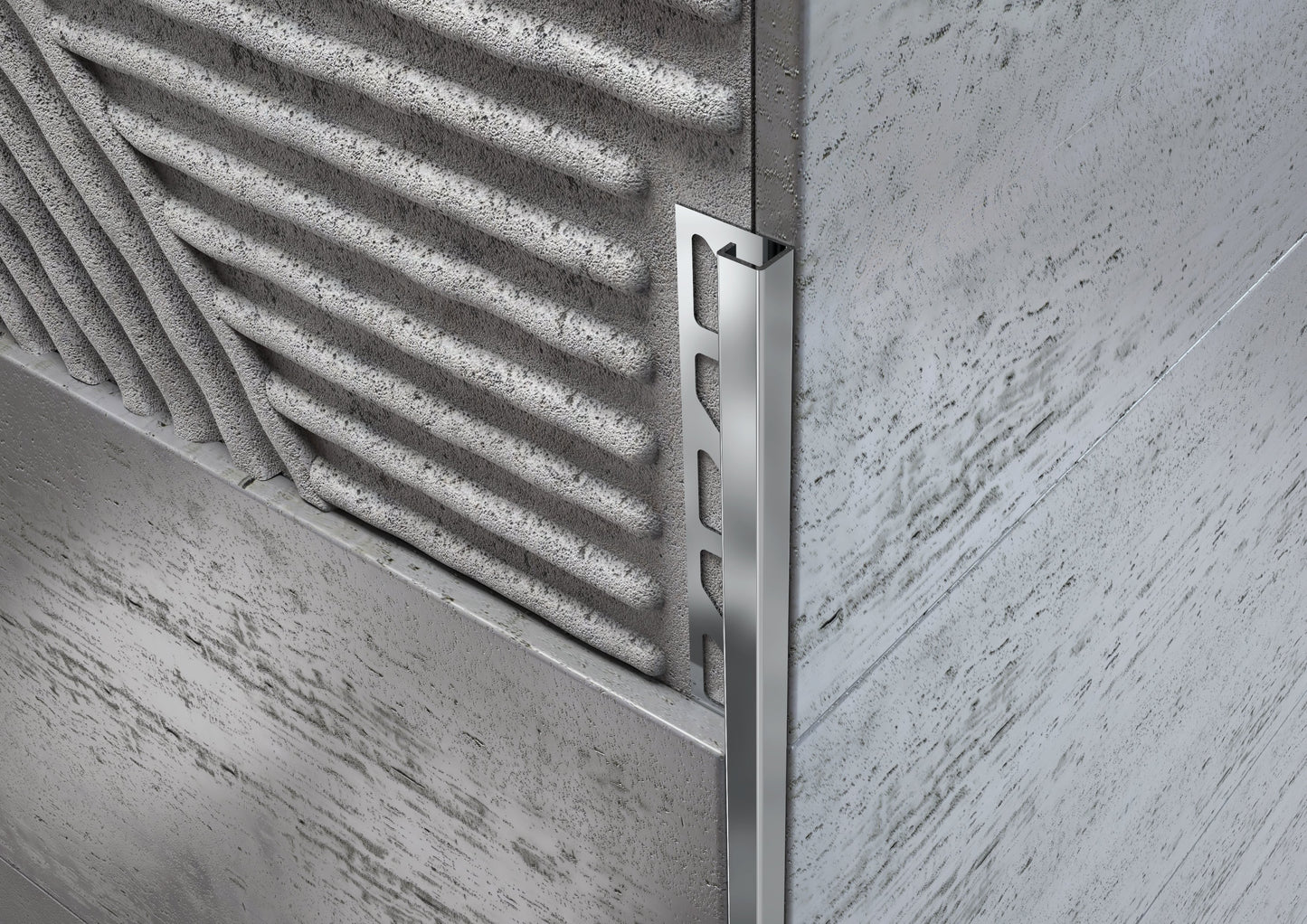 Profilo in Acciaio Inox Angolare per Rivestimenti e Scale (6674379)