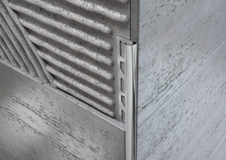 Profilo Angolare Tondo in Acciaio Inox per Piastrelle (6674397)