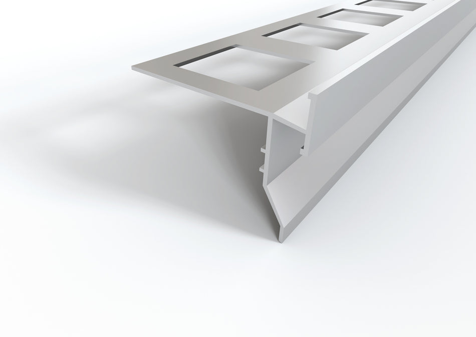 Profilo gocciolatoio TOP in alluminio per balconi e terrazze. Barra 2.7 m