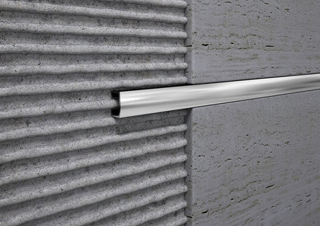 Listello in Alluminio a Vista Bombata per Rivestimenti (6675090)