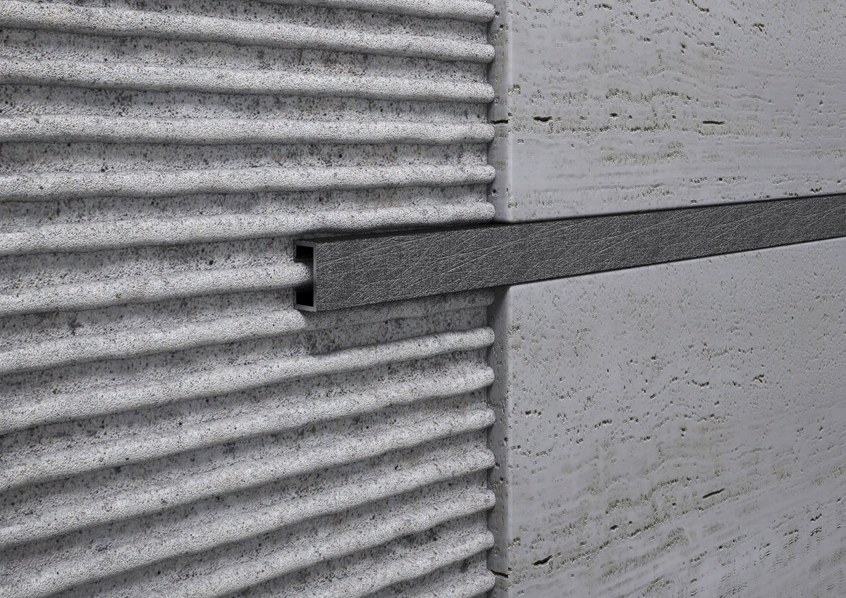 Listello Decorativo in Alluminio Wenge per Rivestimenti