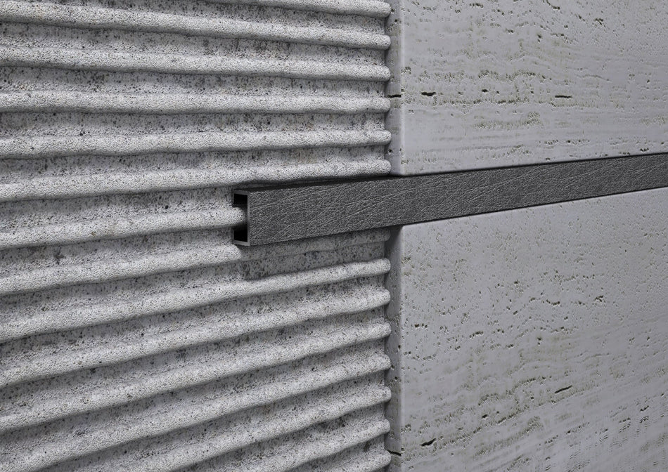 Listello Decorativo in Alluminio Wenge per Rivestimenti