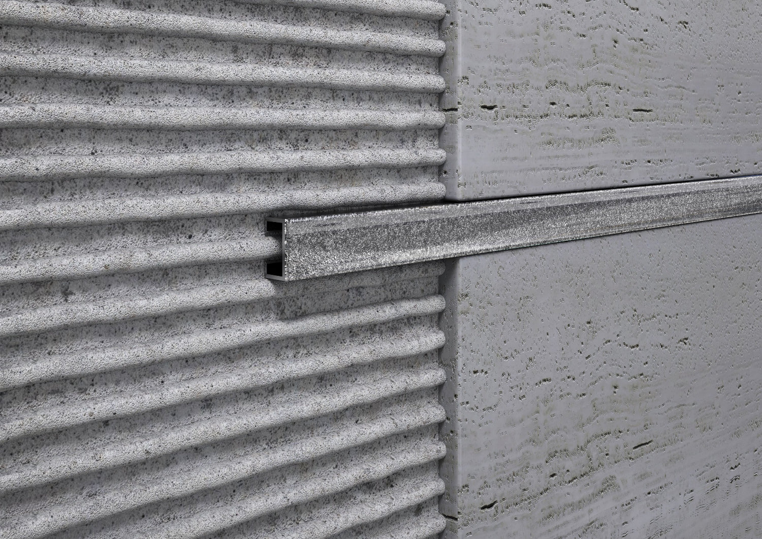 Listello Glitter Argento in Alluminio per Rivestimenti