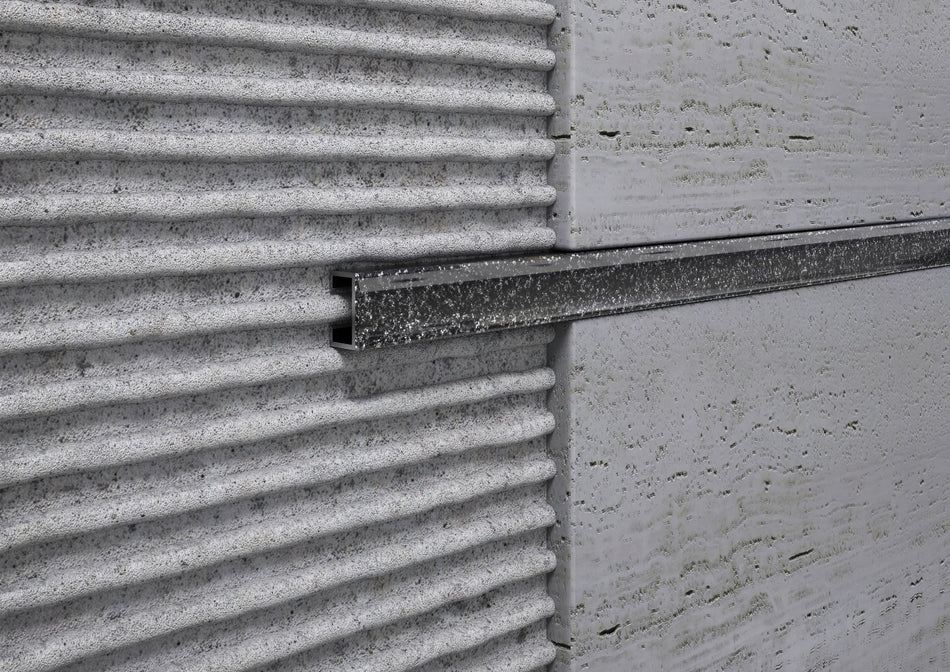 Listello Glitterato Smoke in Alluminio per Rivestimenti