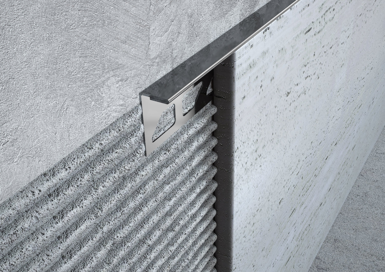 Profilo Terminale in Acciaio Inox per la Giunzione di Pavimenti (6675382)