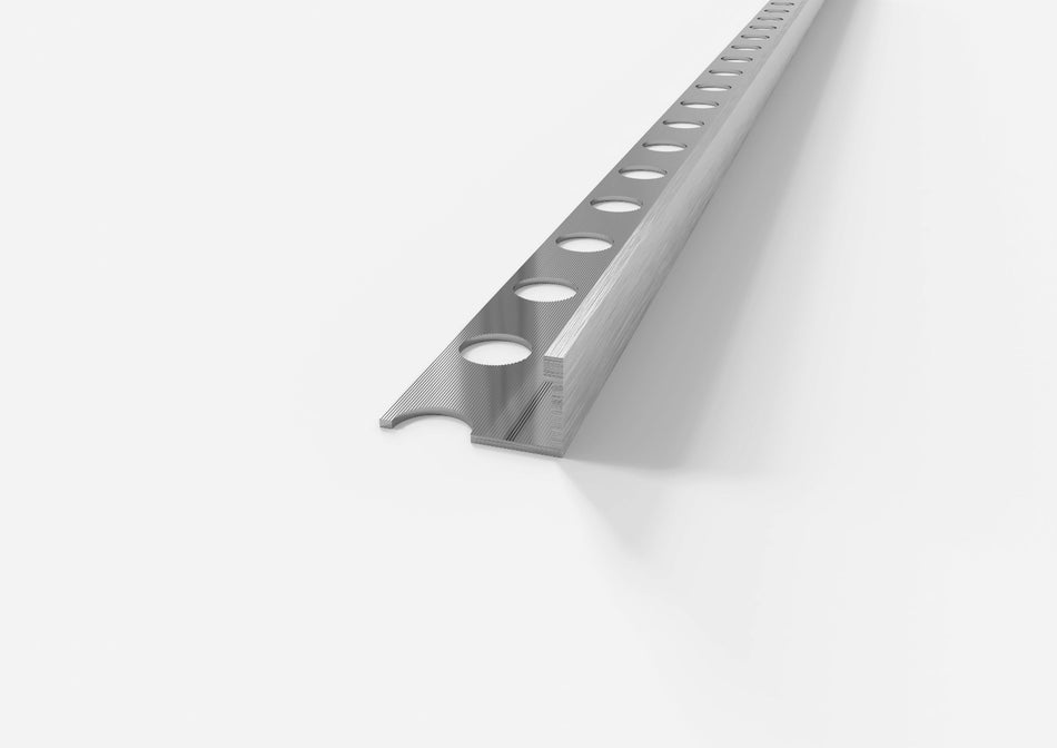 Perfil terminal de aluminio para suelos