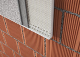 Profilo terminale in PVC con rete. Barra 2 m