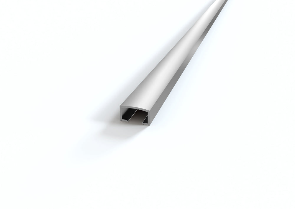 
                  
                    Rounded aluminium finishing strip at sight for tiles. Bar 2.5 M
                  
                